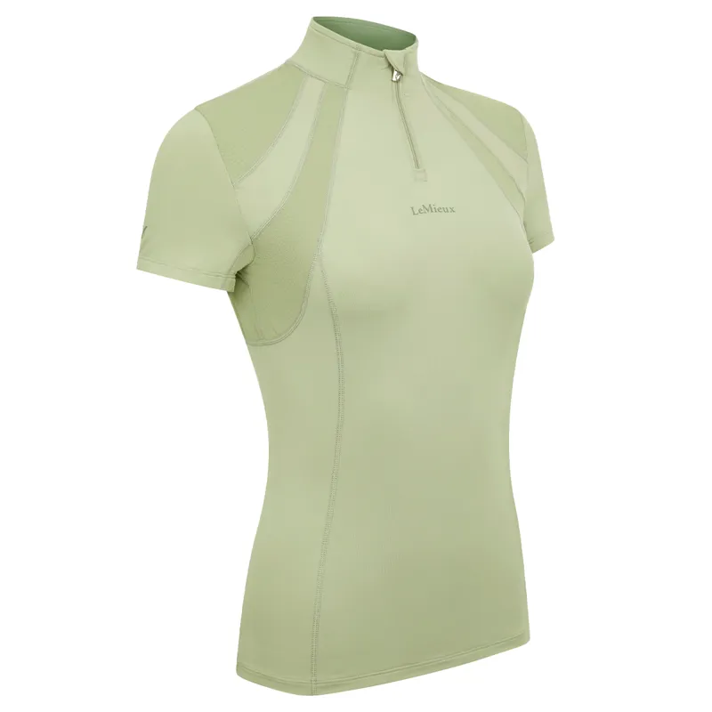 LeMieux Mia Mesh Ladies Short Sleeve Base Layer - Fern - UK18-10