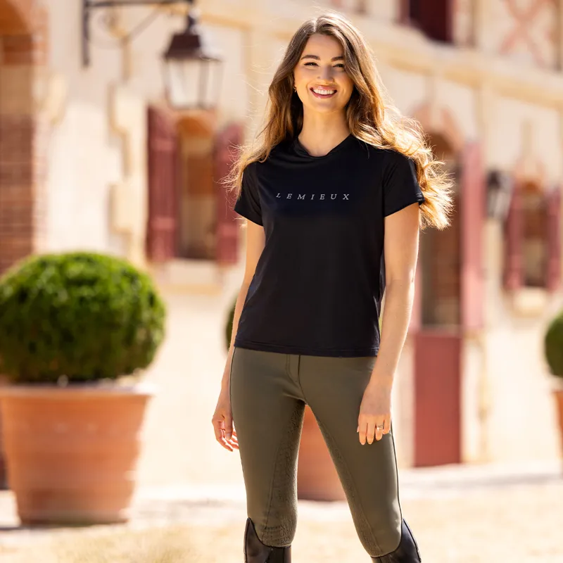LeMieux Sports Womens  T-Shirt - Black-11