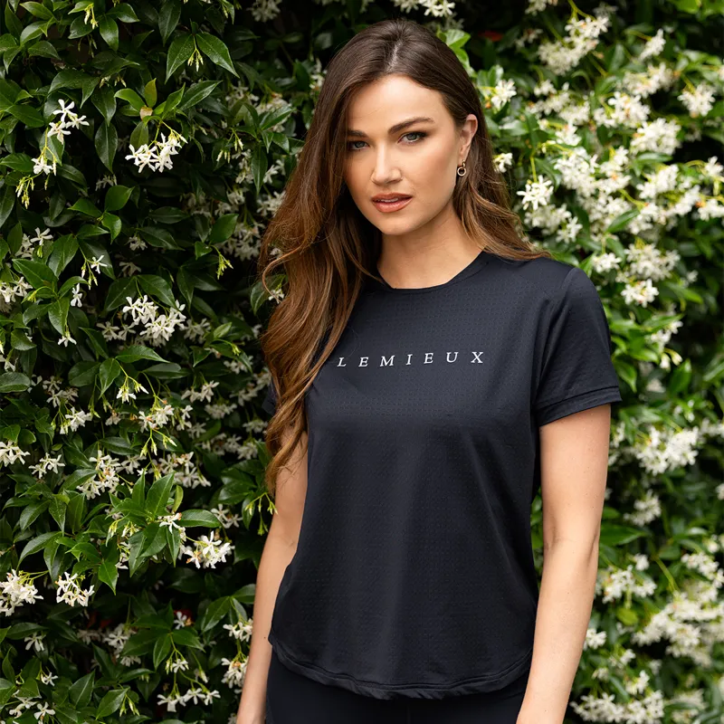 LeMieux Sports Womens  T-Shirt - Black-5