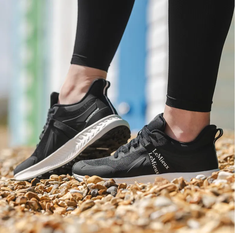 LeMieux Trax Waterproof Trainers - Black-1