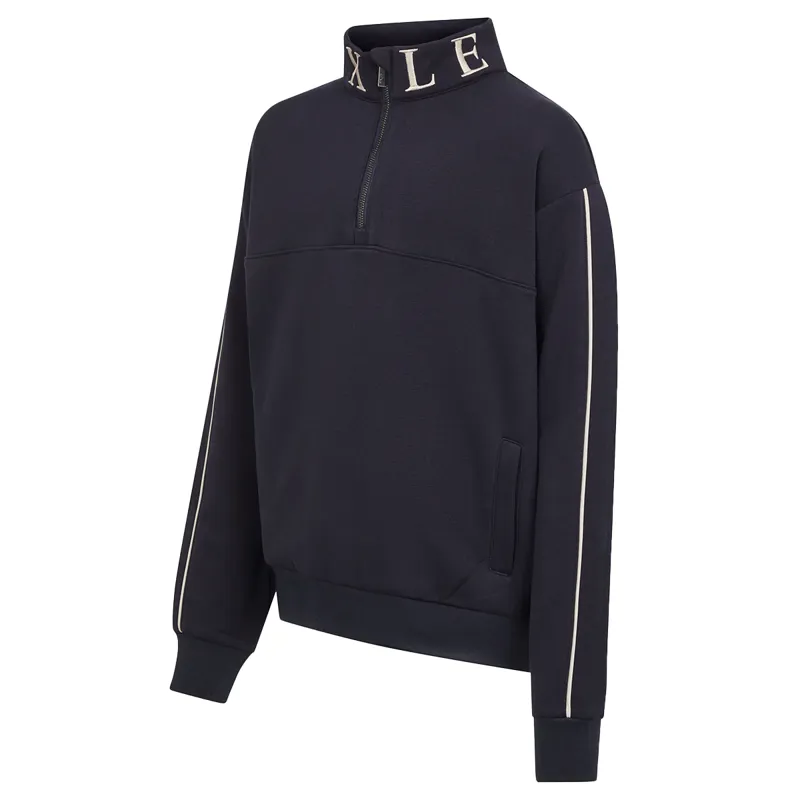 LeMieux Young Rider Kate Quarter Zip Junior Sweatshirt - Navy-2
