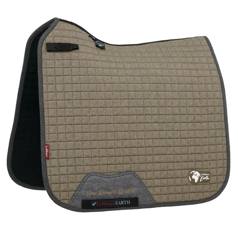 LeMieux Earth Dressage Square Saddlecloth - Moss