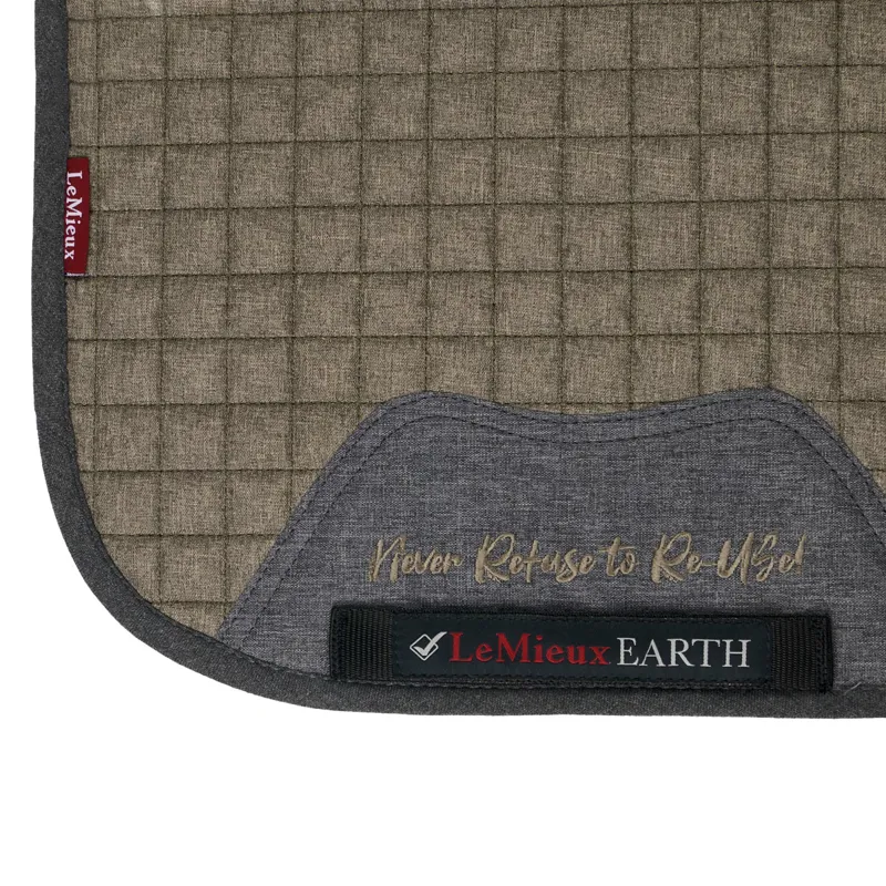 LeMieux Earth Dressage Square Saddlecloth - Moss-1