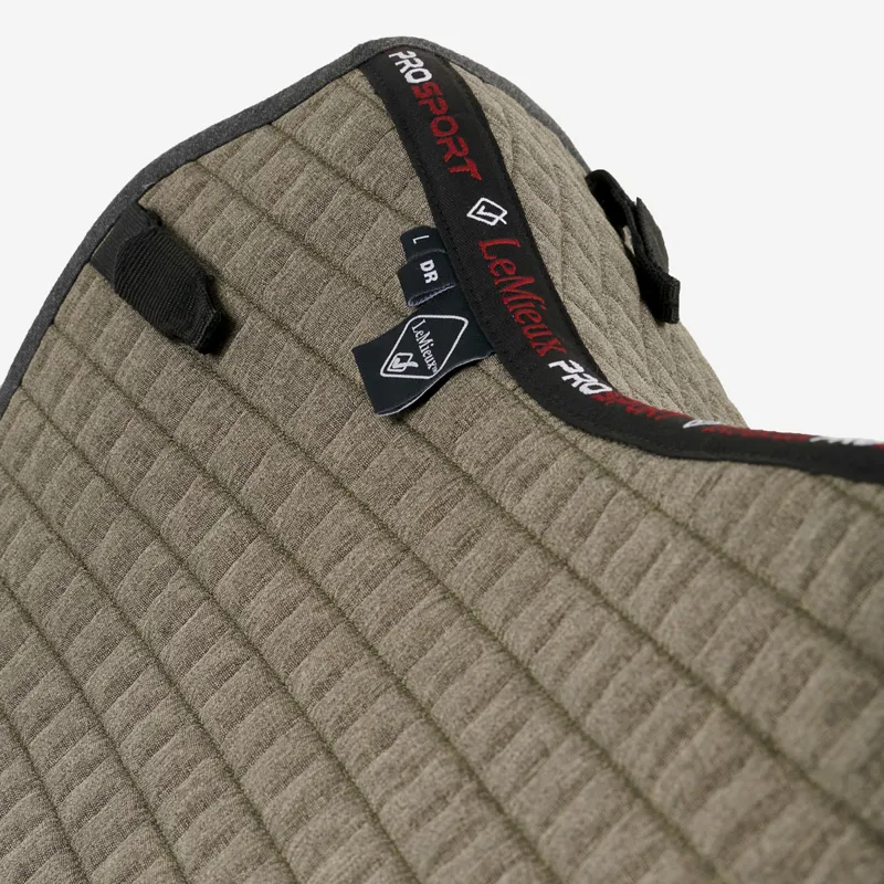 LeMieux Earth Dressage Square Saddlecloth - Moss-2