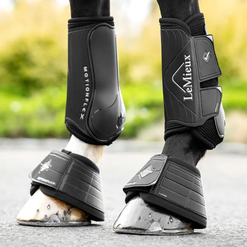 LeMieux Motionflex Overreach Boots - Black-3