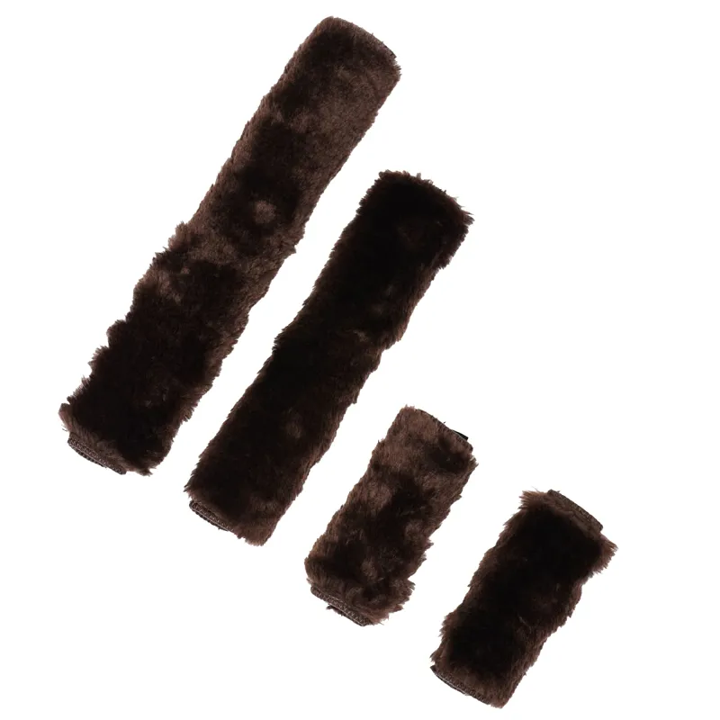 LeMieux Simuwool Headcollar Cover Set - Brown