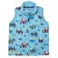 Lighthouse Alex Junior Boys Waterproof Gilet - Blue Tractor Print