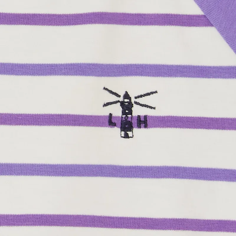 Lighthouse Causeway Junior Short Sleeve Tee - Purple Tractor-2