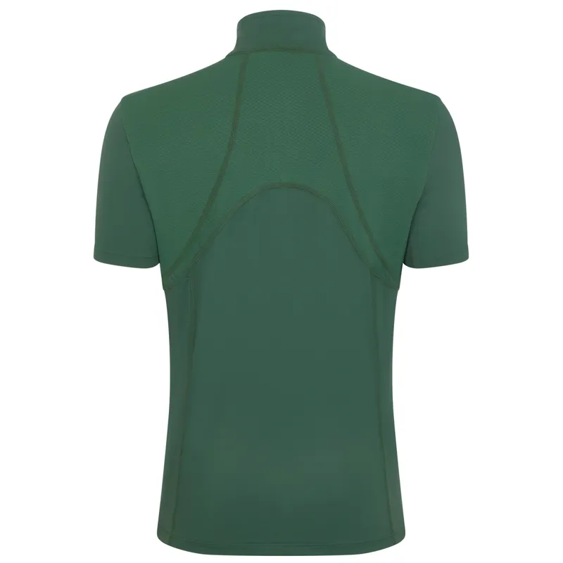 LeMieux Mia Mesh Short Sleeve Womens Base Layer - Hunter Green-5