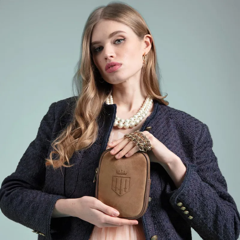Fairfax and Favor Mini Finsbury Bag - Tan-5