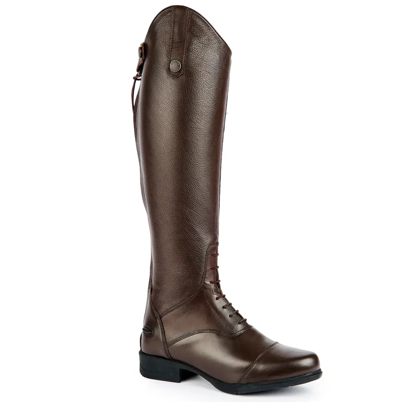 Moretta Gianna Tall Riding Boots - Short Height - Brown