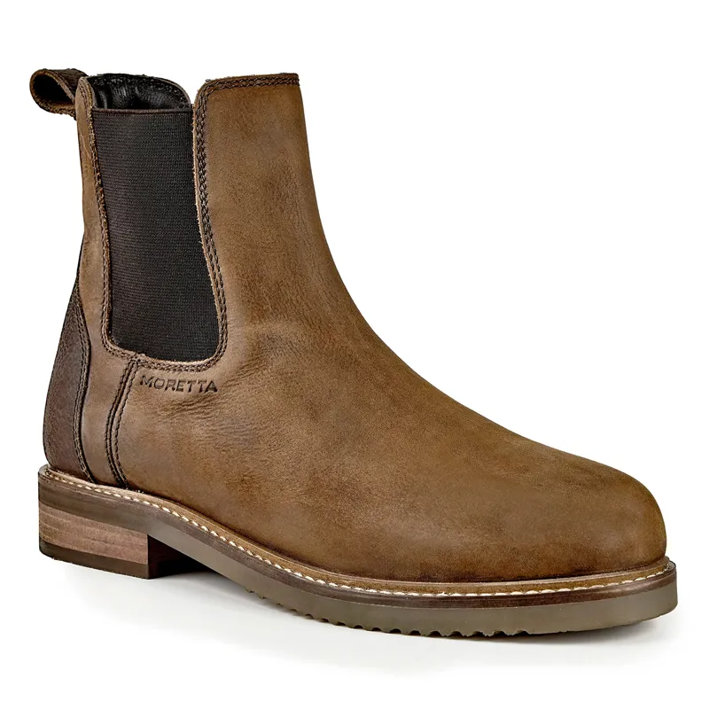 Moretta Modena Ladies Chelsea Boots - Tan