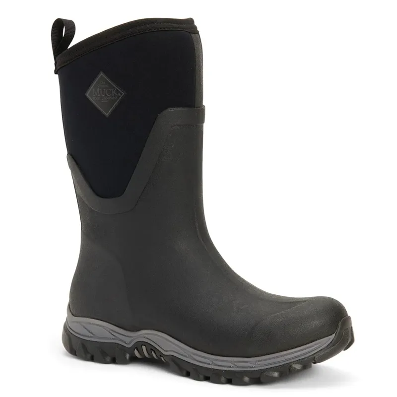 Muck Boot Arctic Sport II Ladies Short Wellington Boots - Black