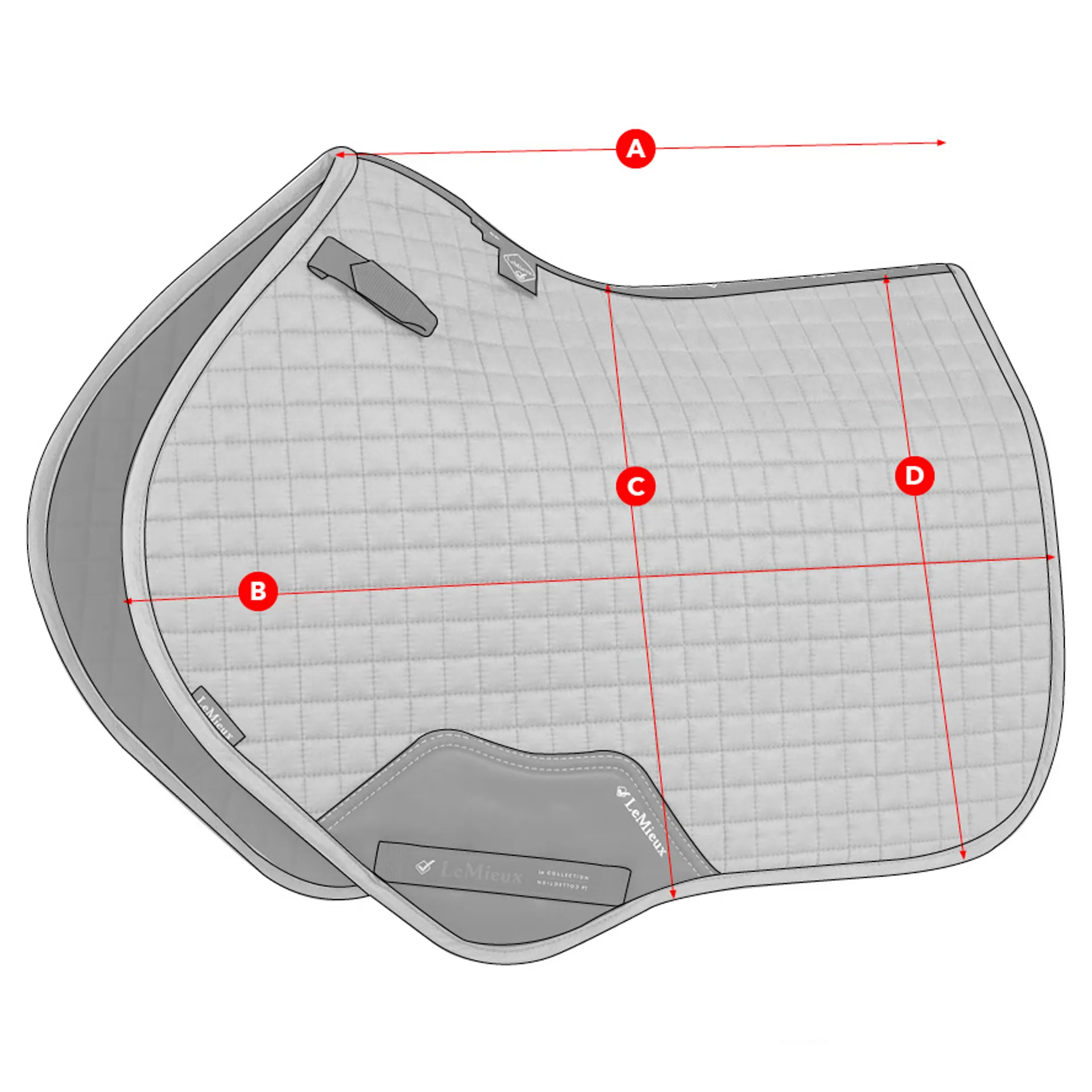 lemieux close contact saddle pad sizing