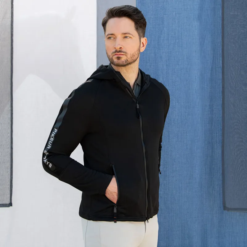 Pikeur Sports 5042 Mesh Neoprene Mens Jacket - Black-1
