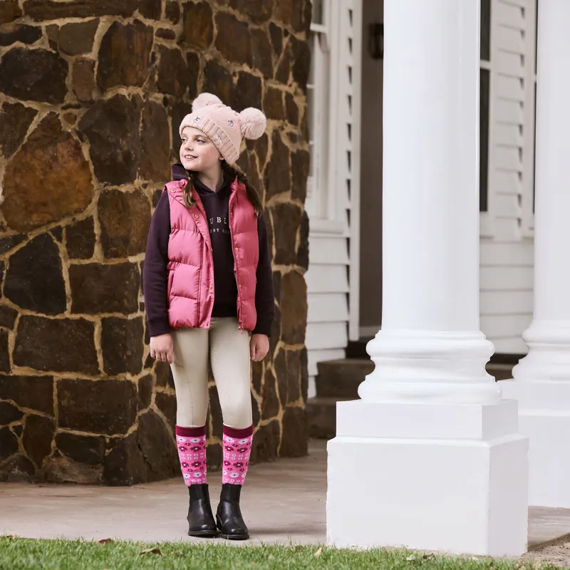 Dublin Patrice Junior Puffer Vest Gilet - Red Violet-7
