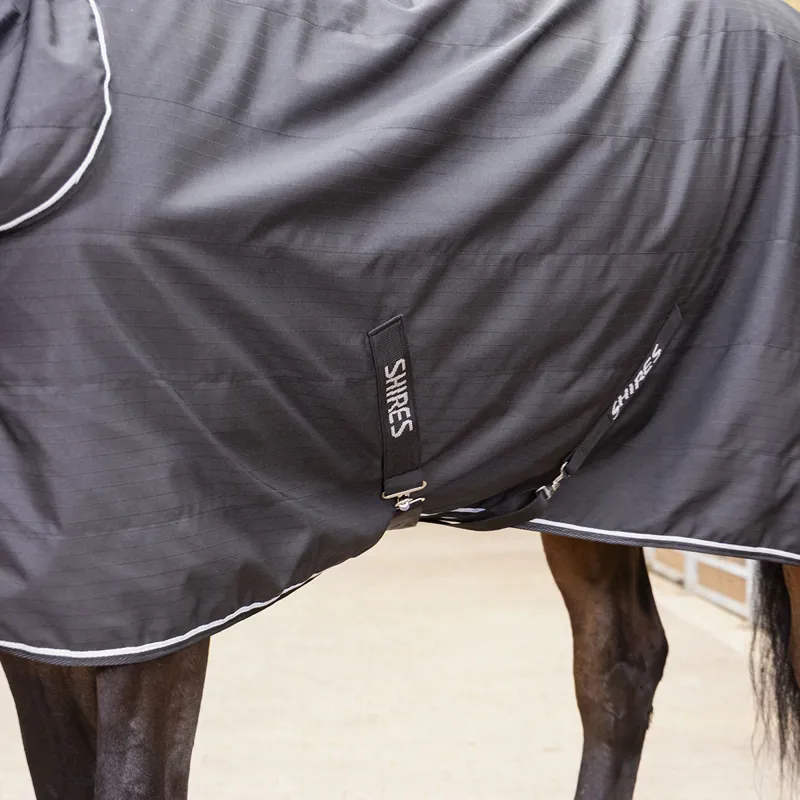 Shires Tempest Original Lite 600D 0g Combo Neck Stable Rug - Black-5