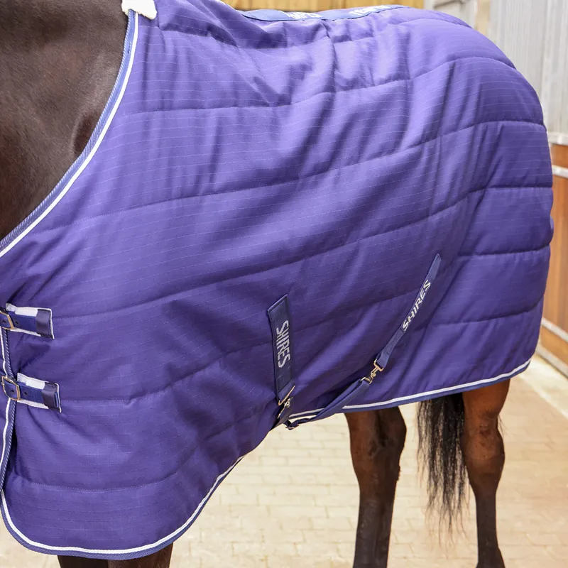 Shires Tempest Original 100g Standard Neck Stable Rug - Navy-4