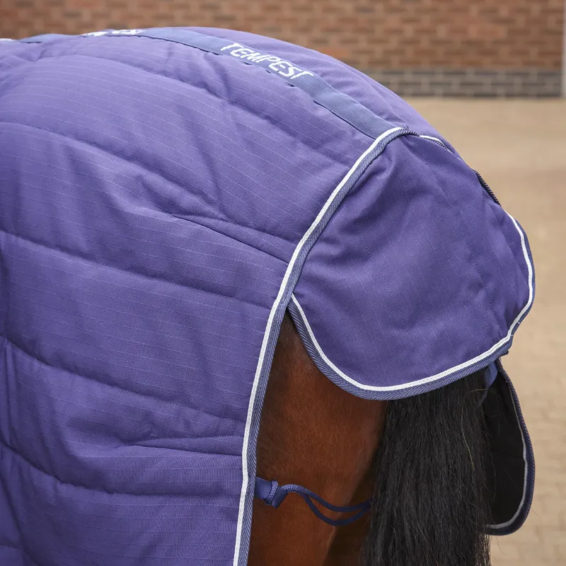 Shires Tempest Original 100g Standard Neck Stable Rug - Navy-2