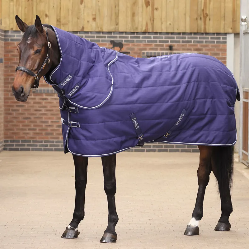 Shires Tempest Original 600D 100 Detach-A-Neck Stable Rug - Navy