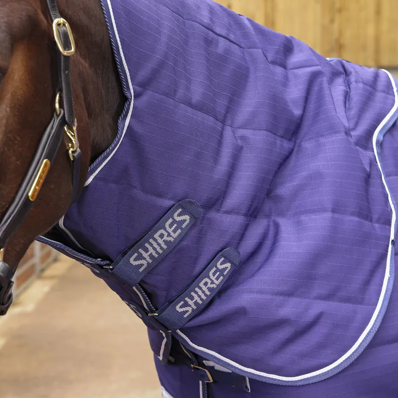 Shires Tempest Original 600D 100 Detach-A-Neck Stable Rug - Navy-10