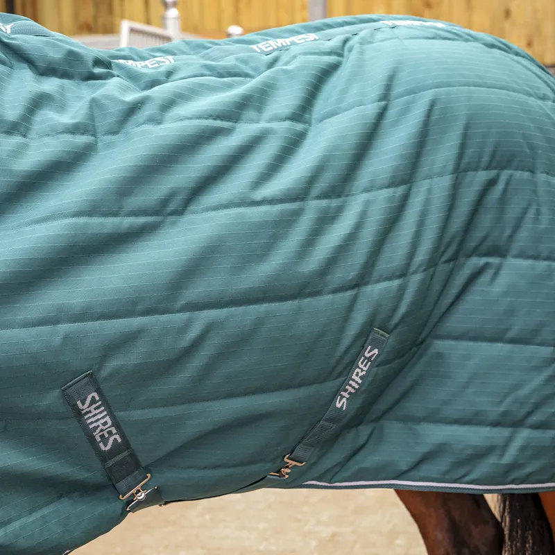 Shires Tempest Original 600D 200 Combo Neck Stable Rug - Emerald-4