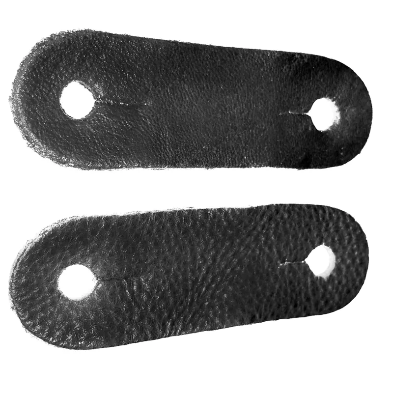 Dever Classic Leathers for Peacock Safety Irons - Black-1