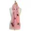 Hy Equestrian Balmoral Womens Scarf - Coral/Black