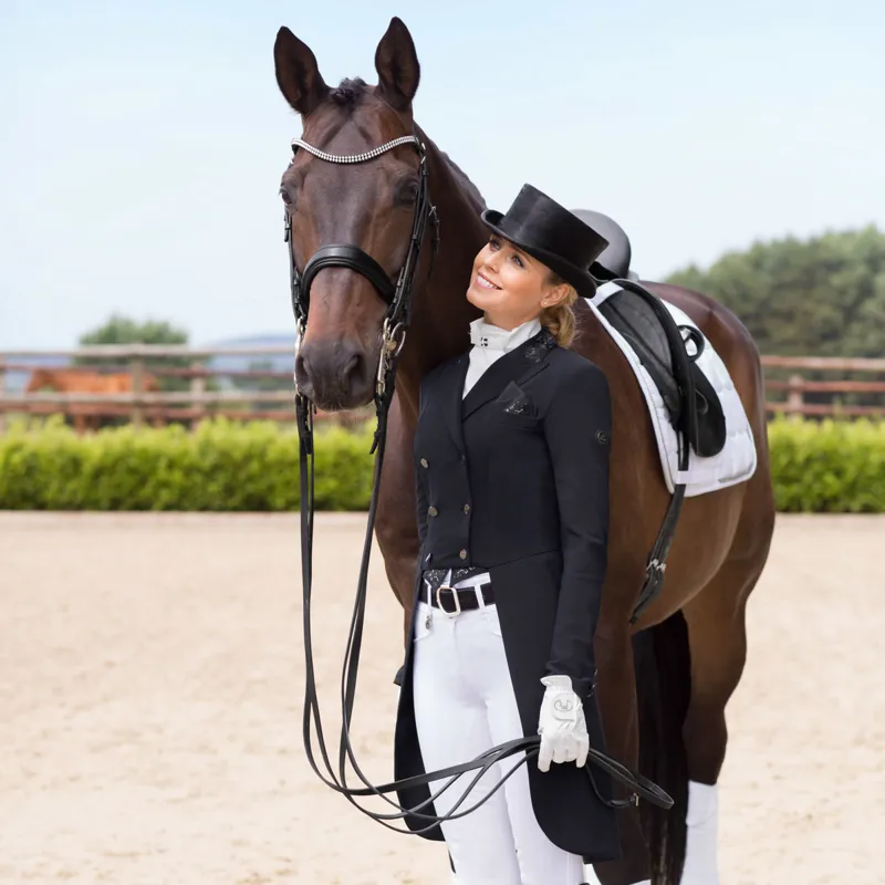 Pikeur Lilien Ladies Dressage Tails - Night Blue-1