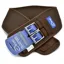 Dever Classic Comfort Dressage Girth with Elastic Both Ends - Brown