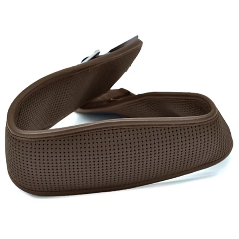 Dever Classic Comfort Dressage Girth with Elastic Both Ends - Brown-1
