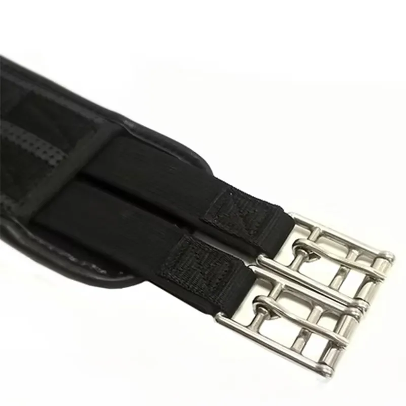 Dever Synthetic Comfort GP Girth with Elastic Both Ends - Black-4