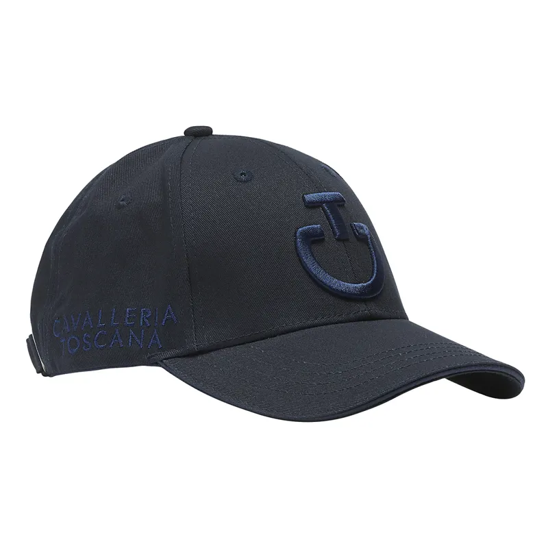 Cavalleria Toscana Logo Cotton Unisex Cap - Navy