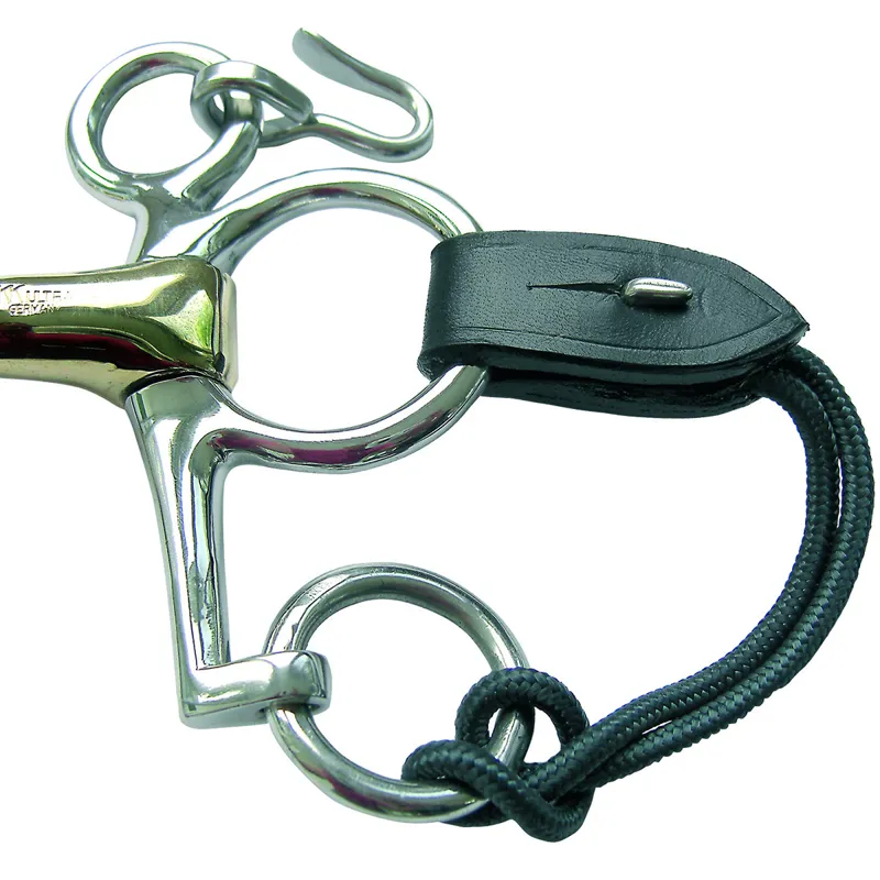 Sprenger Leather and Nylon Bit Roundings Pair - Black-1
