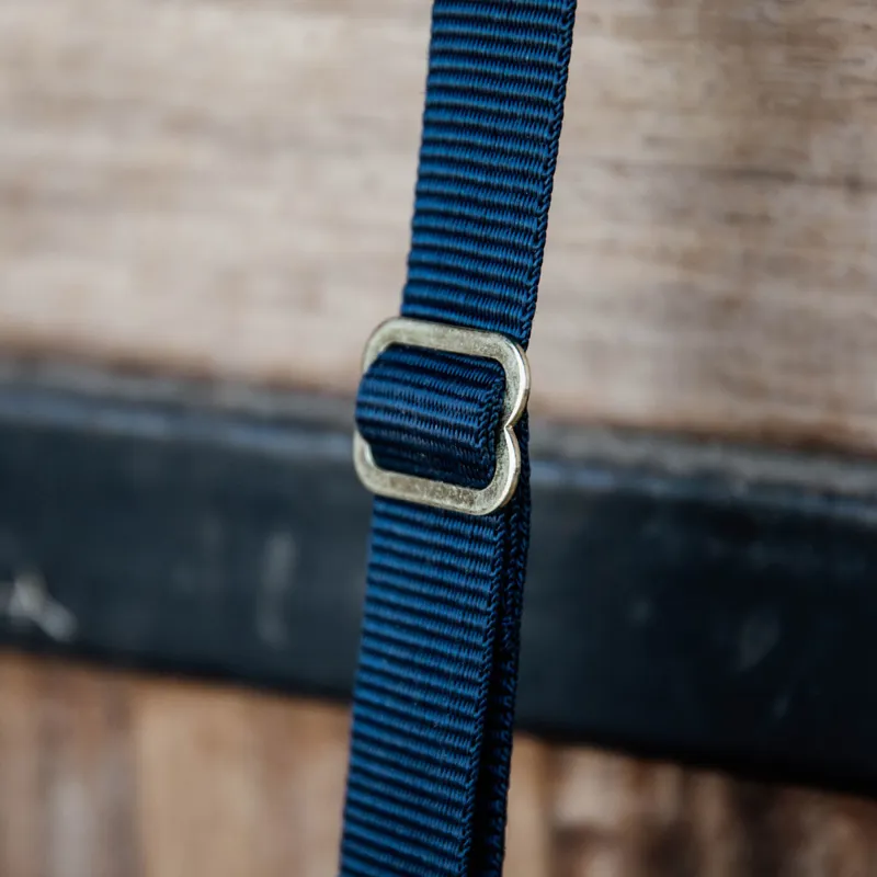 Kentucky Nylon Adjustable Clip and Ring Strap - Navy-3