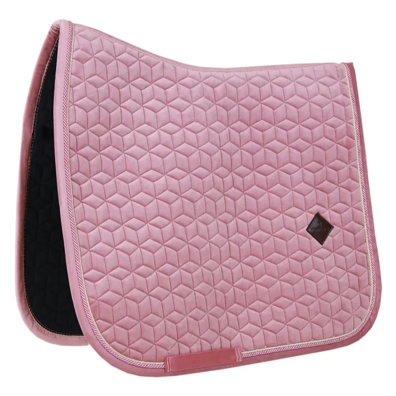 Kentucky Velvet Dressage Saddlecloth - Old Rose