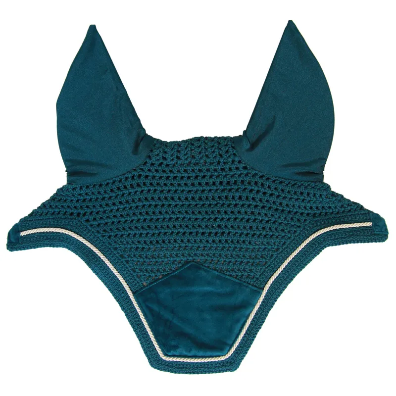 Kentucky Wellington Velvet Fly Veil - Emerald