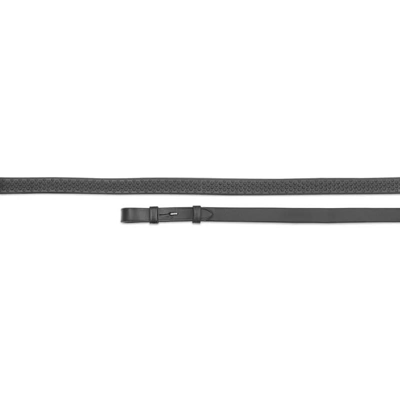 Velociti GARA Soft Rubber Grip Reins - Black
