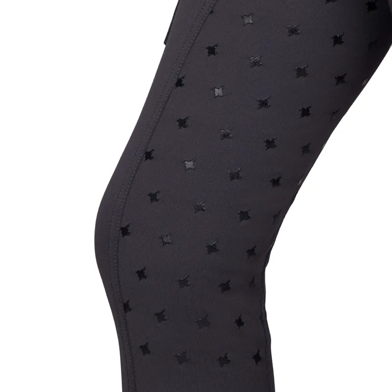 QHP Fayen Full Grip Junior Breeches - Ash-9