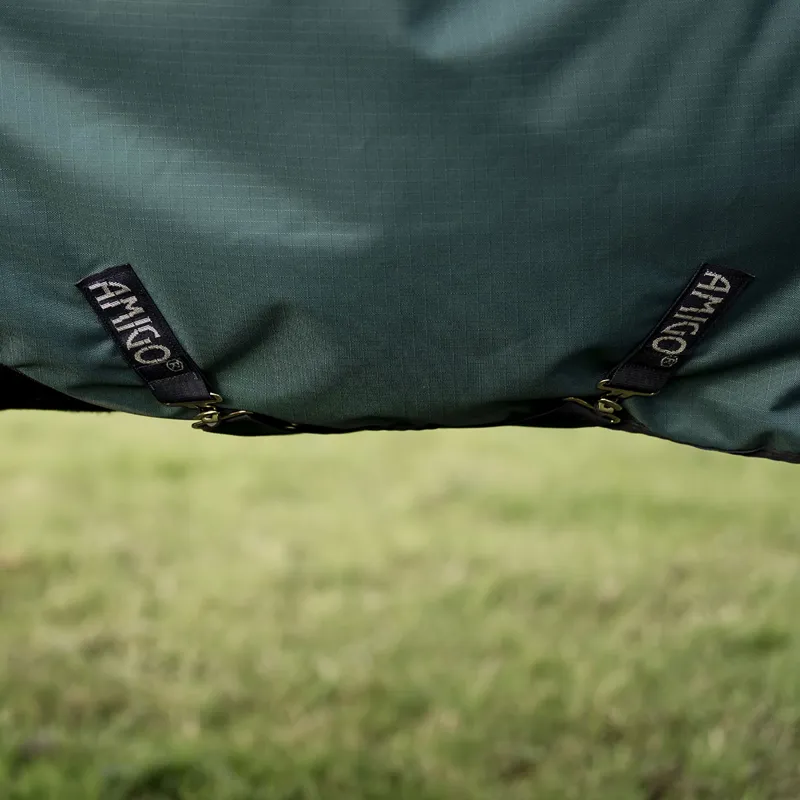 Amigo Ripstop 900D Standard Neck 50g Turnout Rug - Dynasty Green-8
