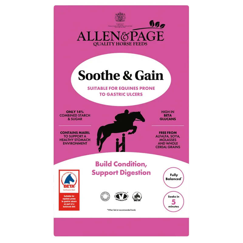 Allen and Page Soothe and Gain - 20kg