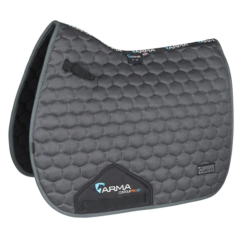 Arma Air Motion Luxe 3D Mesh Saddlecloth - Grey