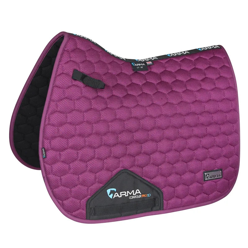 Arma Air Motion Luxe 3D Mesh Saddlecloth - Plum