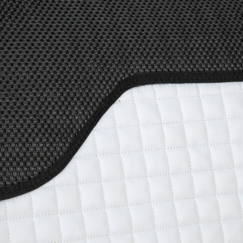 ARMA Soft Grip Dressage Saddlecloth - White-9