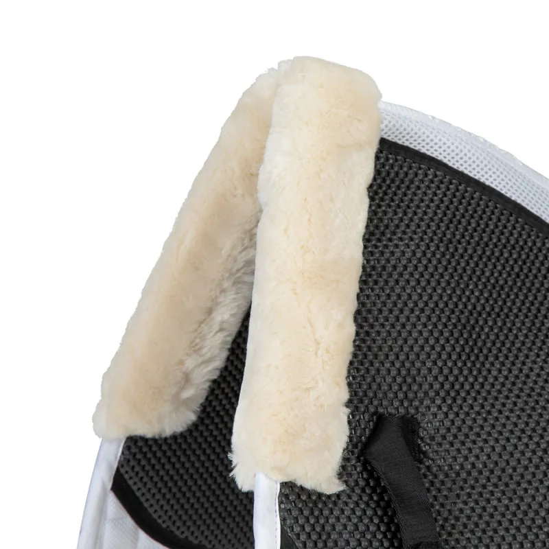 ARMA Soft Grip Dressage Saddlecloth - White-3