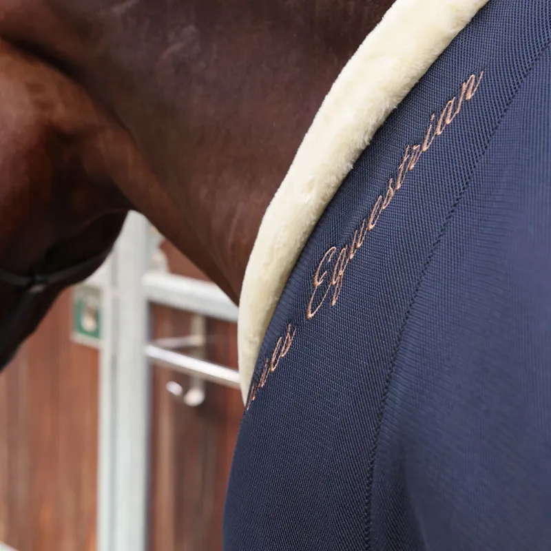 Shires Deluxe Air Motion Cooler Rug - Navy-2