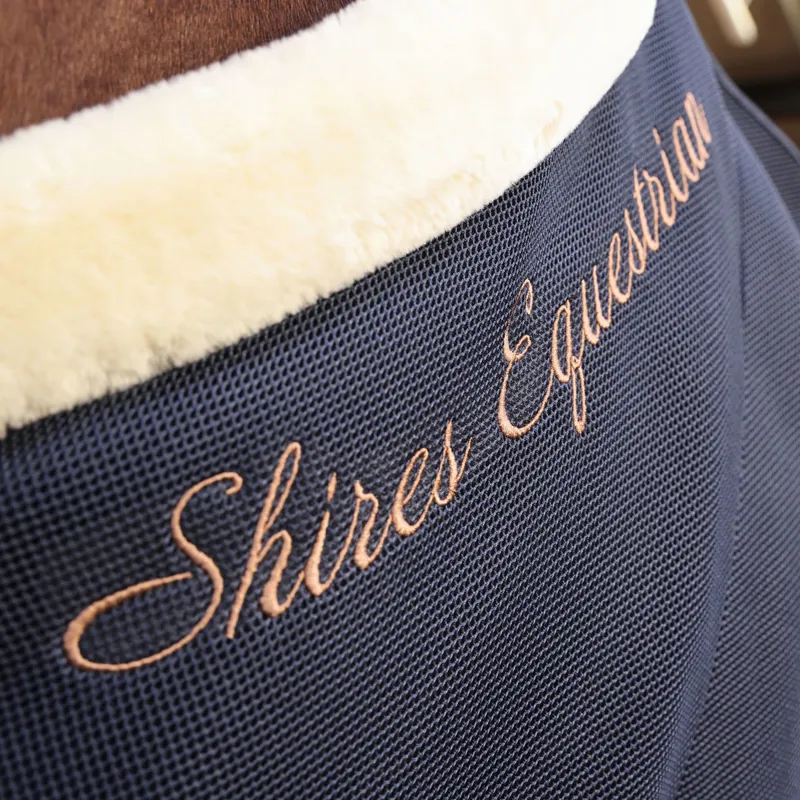 Shires Deluxe Air Motion Cooler Rug - Navy-3