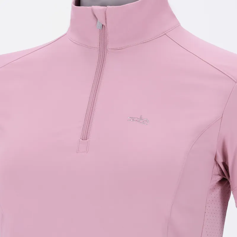 Schockemohle Amara Style Ladies Training Shirt - Dusty Pink - Large-2
