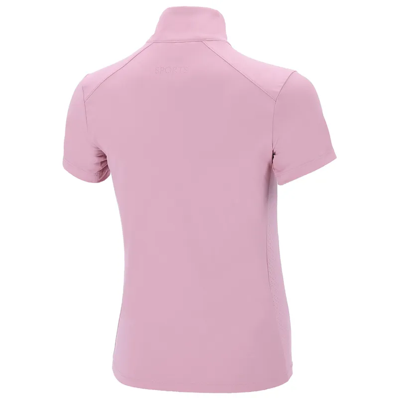 Schockemohle Amara Style Ladies Training Shirt - Dusty Pink - Large-1