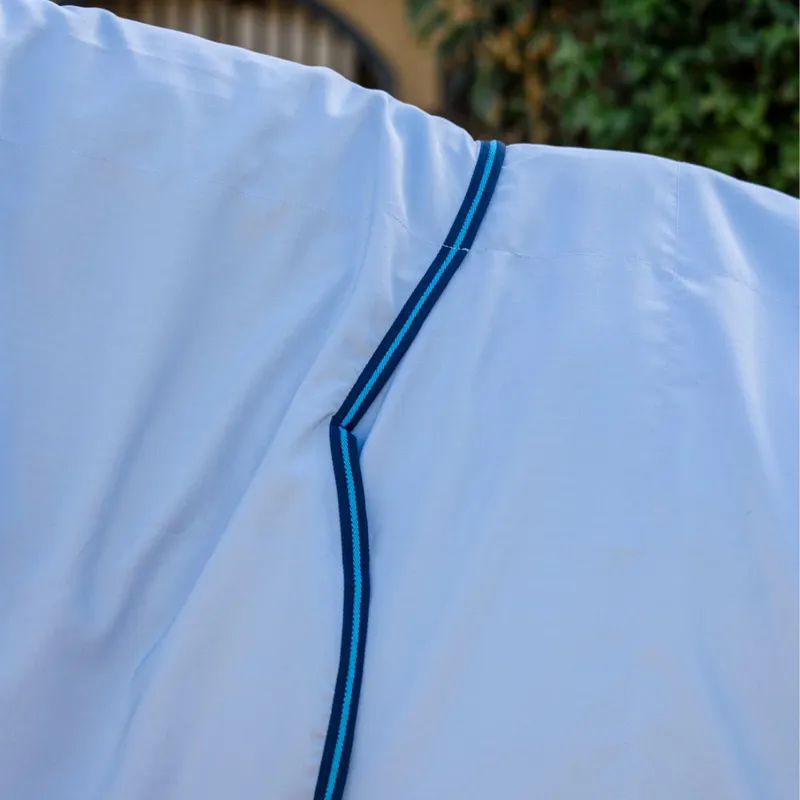Amigo Ripstop Hoody Fly Rug - Azure Blue/Navy/Electric Blue-2